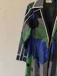 LOVEBIRDS Blue Multi Size M Dress