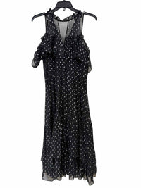 Rebecca Taylor Black and silver Size 0 Dress