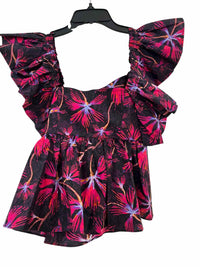 ULLA JOHNSON Dark Purple Size 6 Shirt