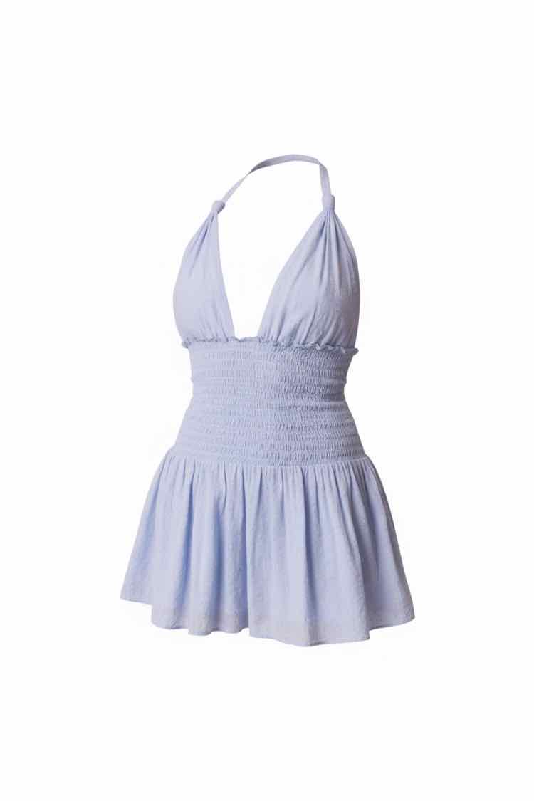 Love Shack Fancy Light Blue Size S Dress