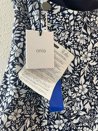 Onia Navy and White Size L Swimsuit