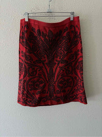 Peruvian Connection Brick Red Size L Skirt