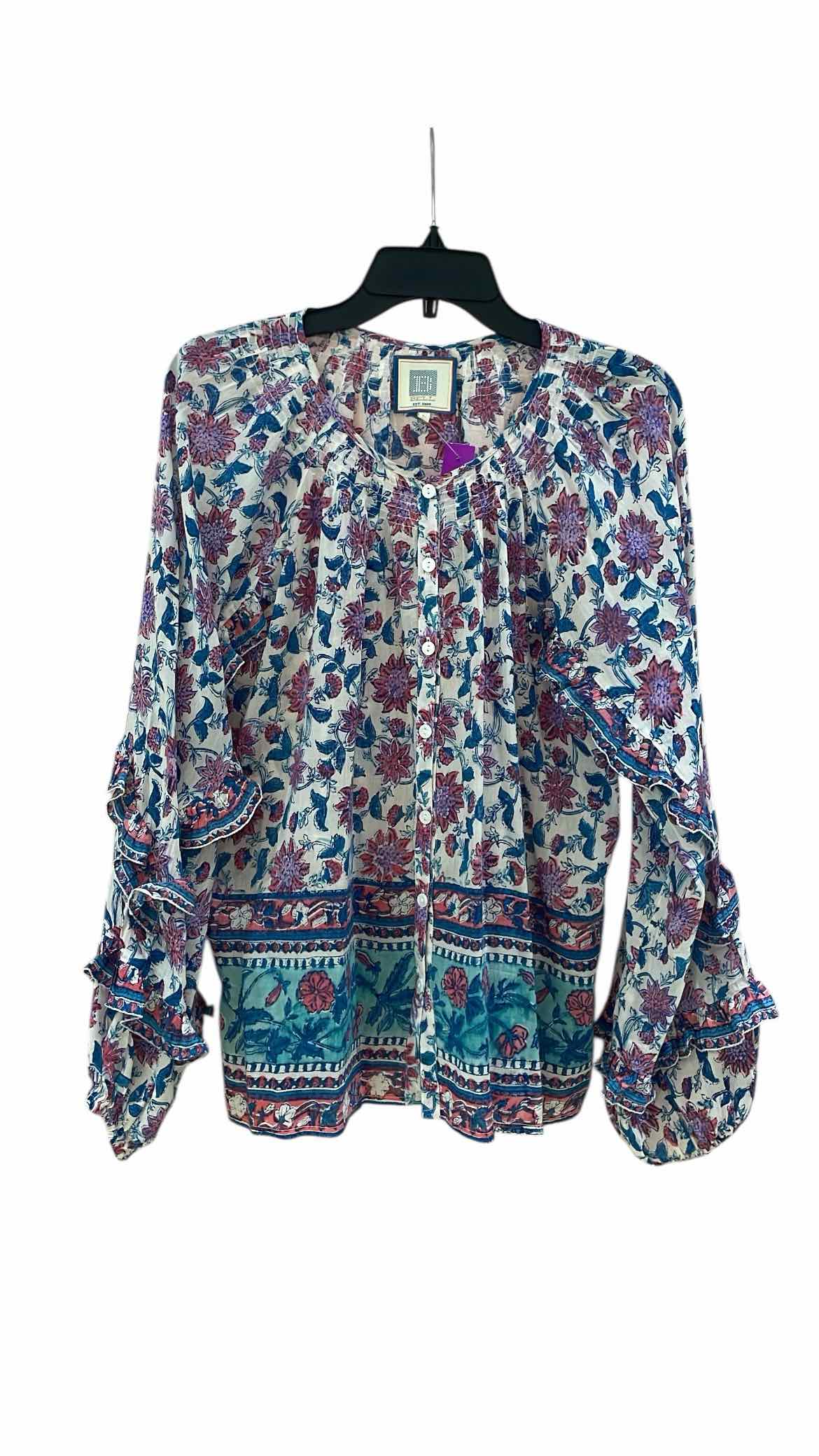 Hunter Bell Purple Multi Size L Shirt
