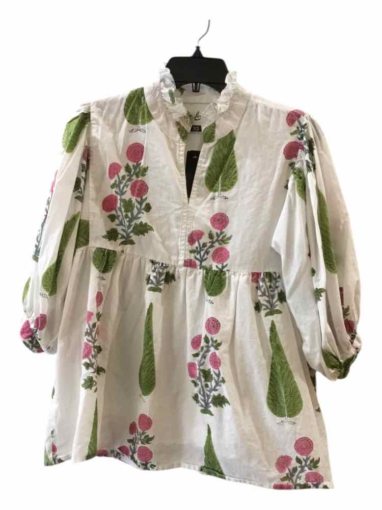 Fox & Hen White Multi Size XS Shirt