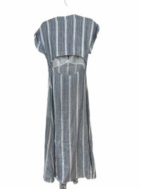 Three Graces White and Blue Dress