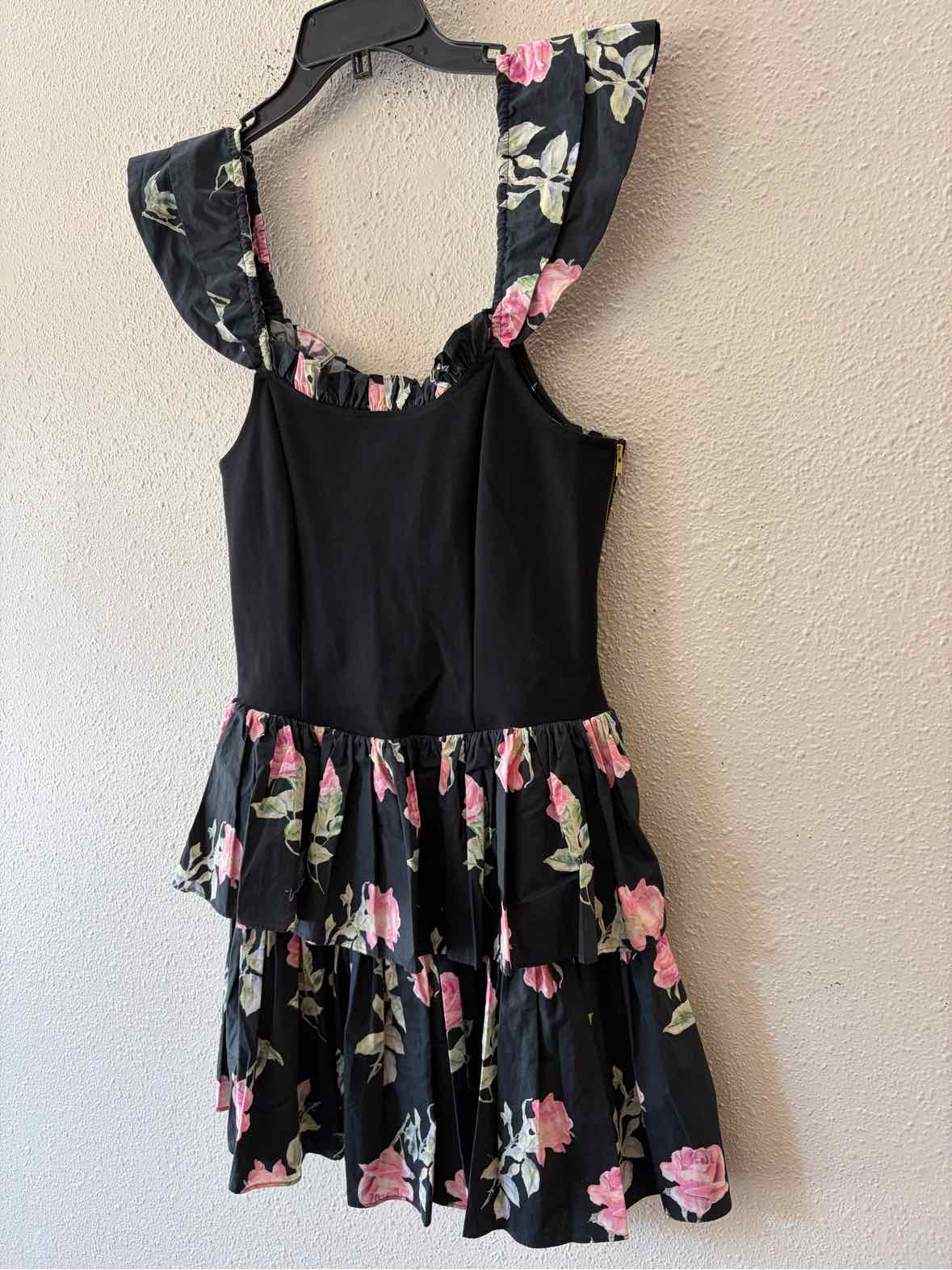 LoveShackFancy Black Multi Size 6 Dress