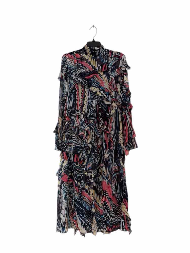 Mary Katranzou Black Multi Size 6 Dress