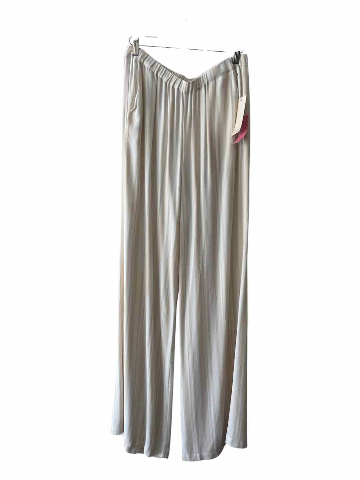 Ella Moss Cream and White Size M Pants