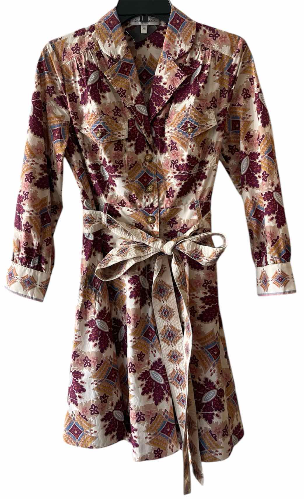 Cara Cara Beige Multi Size XS Dress