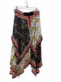 alice + olivia Red & Black Size 10 Skirt
