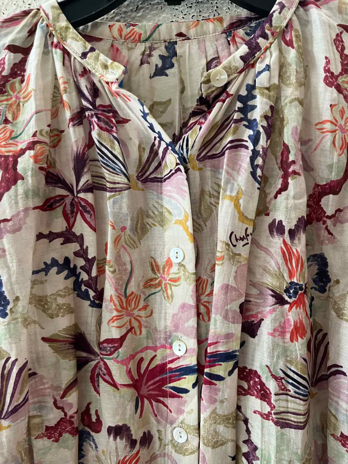 Chufy Cream Multi Size XS Shirt