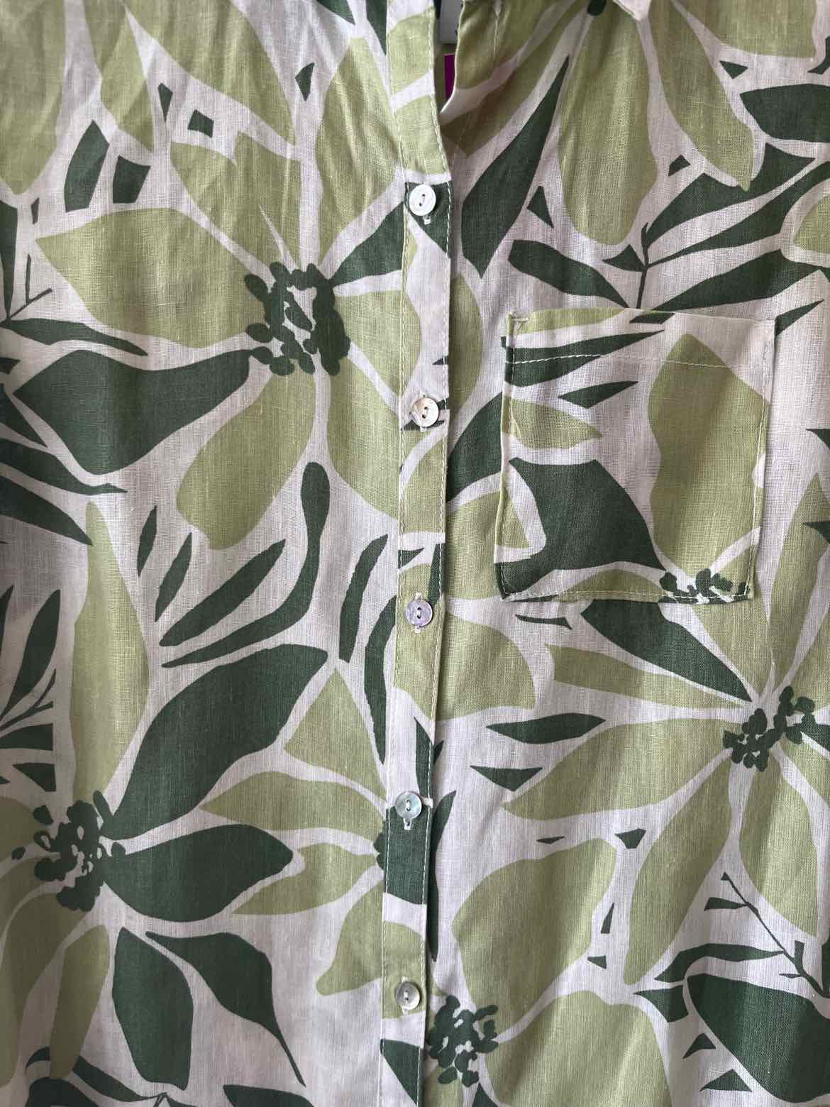 Nicole Miller NYC Green and White Size XS Dress