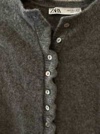Zara Charcoal Gray Size S Sweater