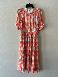 Current Air Orange and White Size S Dress