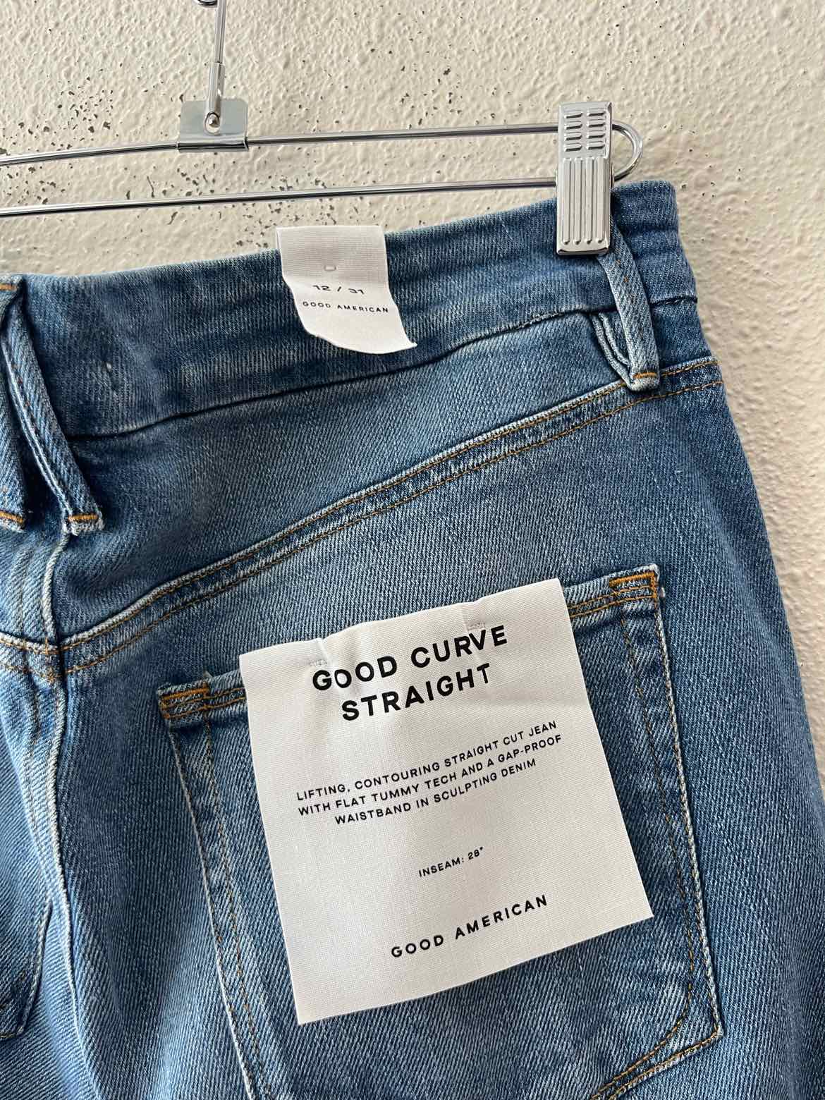 Good American Medium Wash Size 12 Jeans