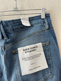 Good American Medium Wash Size 12 Jeans