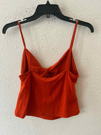 Zara Burnt Orange Size S Tank Top