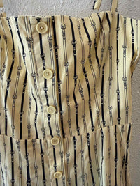 Reformation Cream Multi Size 2 Dress
