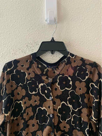 Brooks Brothers Black & Brown Size M Cardigan