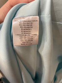 Badgley Mischka Blue Size 10 Dress