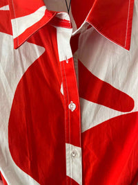 Milly Red and white Size 12 Dress