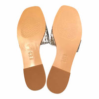 Tory Burch Brown and Silver Size 10.5 Shoes