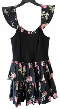 LoveShackFancy Black Multi Size 6 Dress