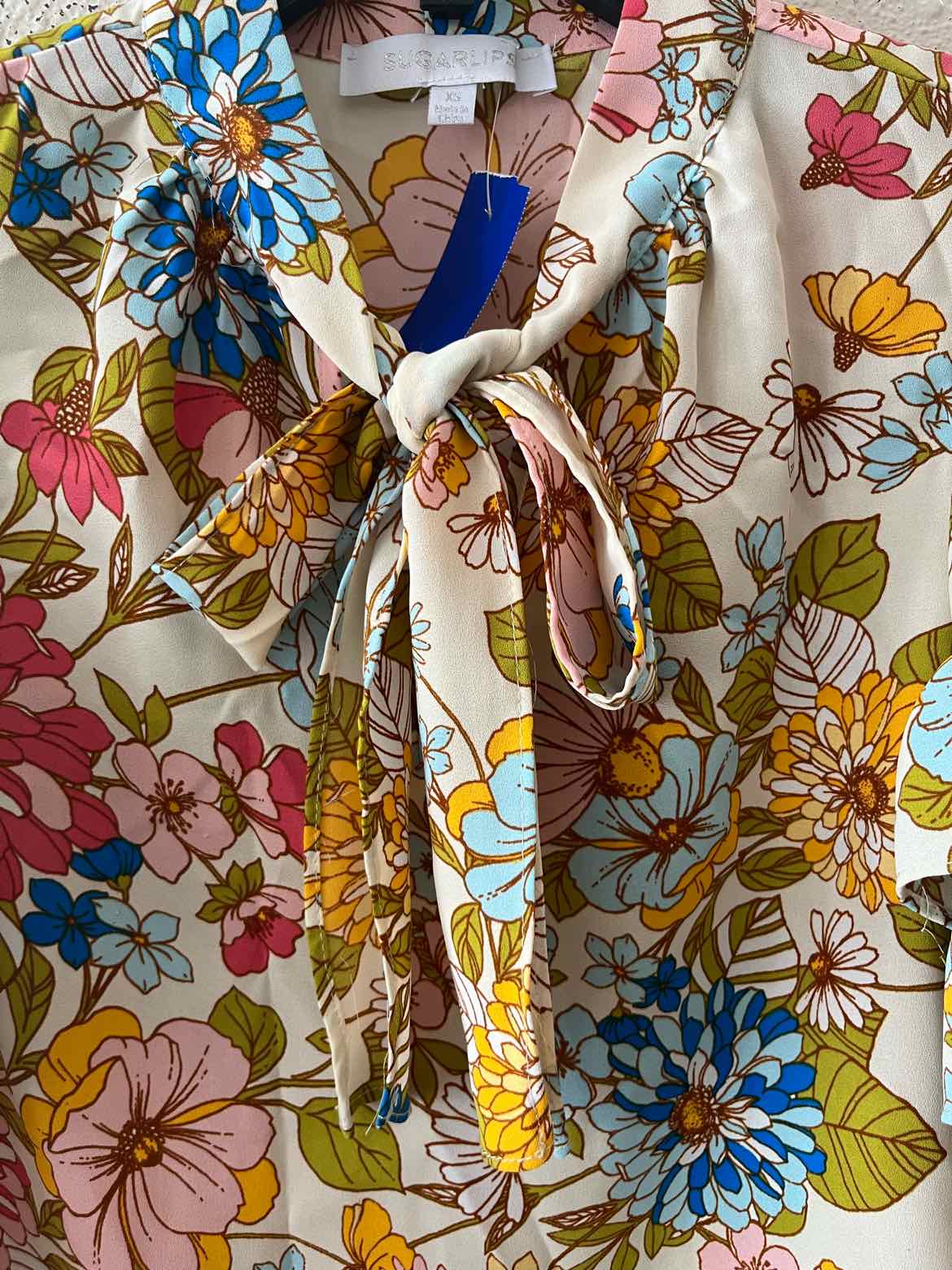 Sugar Lips Cream Multi Size XS Shirt