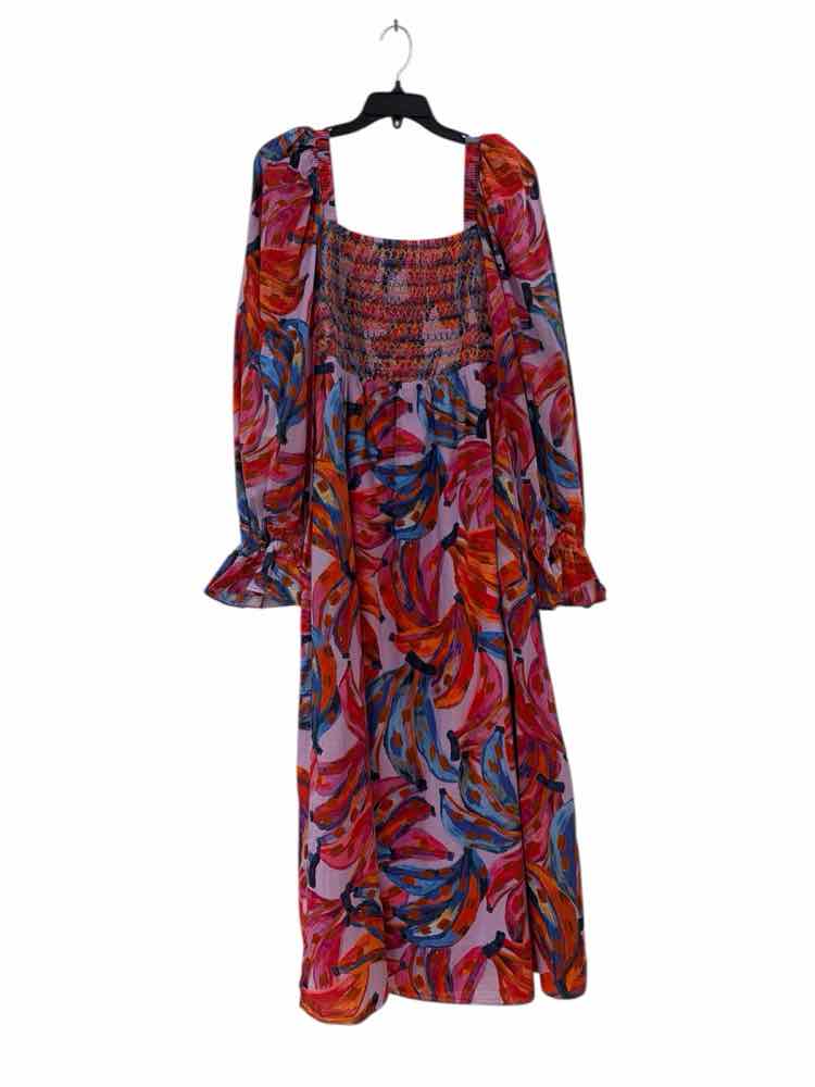 farm rio Pink and Orange Size M Dress