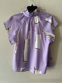 CROSBY Lavender and White Size XS Shirt