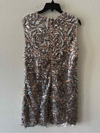 Milly Nude and Silver Size 8 Dress