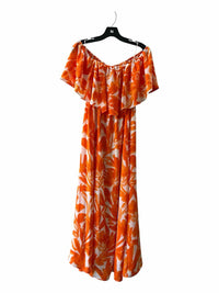 R.S.V.P.  Sugarlips Orange and White Size S Dress