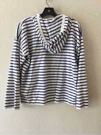 J Crew white and blue multi Size M Sweater