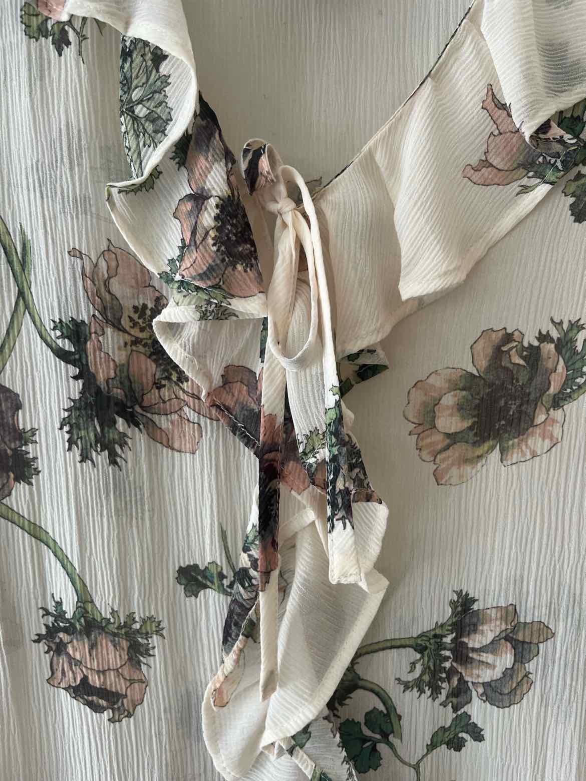 Paige Cream Multi Size XS Shirt