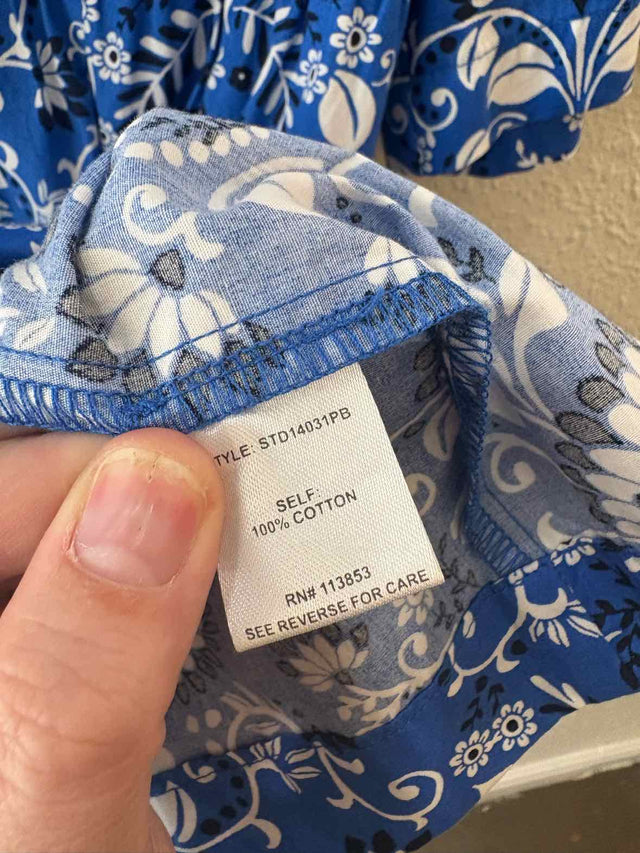 Sugarlips Blue Multi Size XS Dress