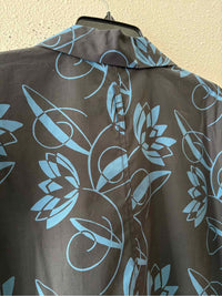 KAL RIEMAN Grey and Blue Size S Dress