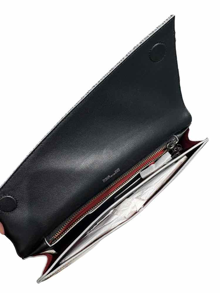 Dianne Von Fustenberg Silver Clutch