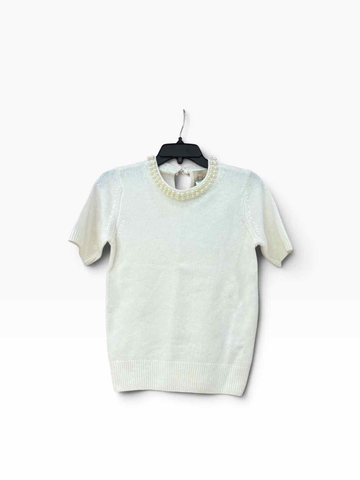 Elie Tahari White Size S Sweater
