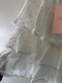 Pearl by Lela Rose Ivory Size 00 Skirt