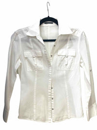 Ellie Tahari White Size S Shirt