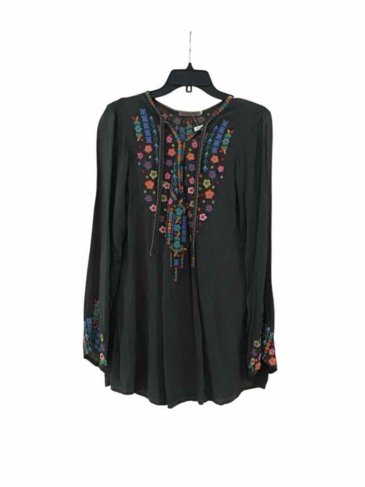 Johnny Was Olive Multi Size L Blouse