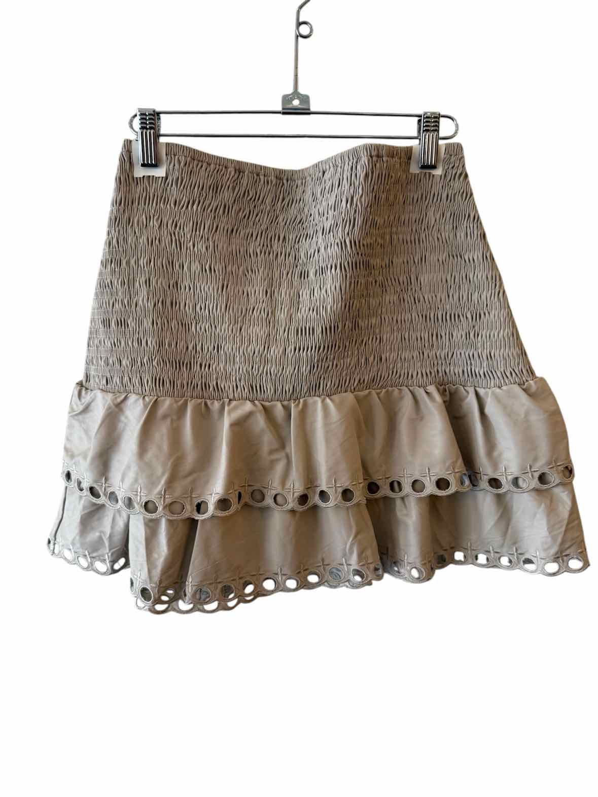 stellah Greige Size L Skirt