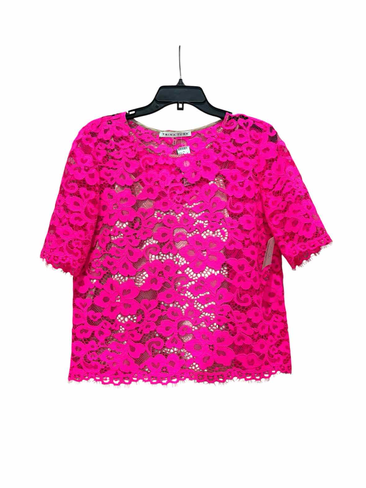 Trina Turk Bright Pink Size XS Shirt