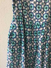 Lucky Brand White and Blue Size S Dress