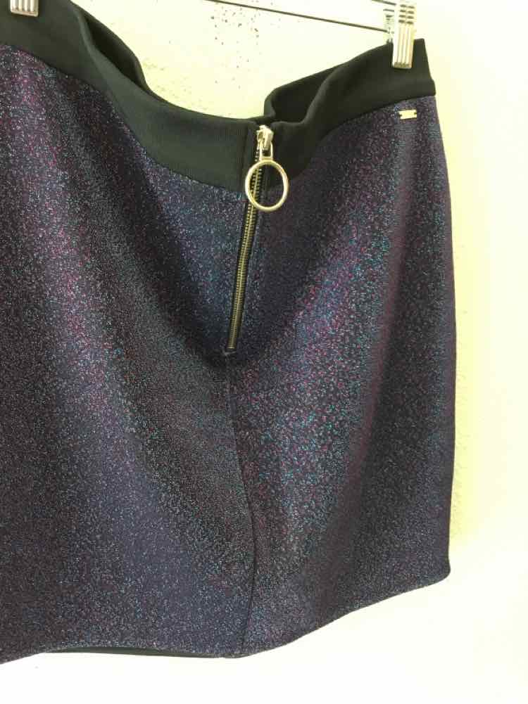 Armani Exchange Purple and Black Size XL Skirt