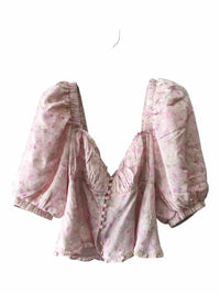 For Love & Lemons Pink Multi Size 1X Shirt