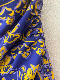Lavender Brown purple and yellow Size M Romper