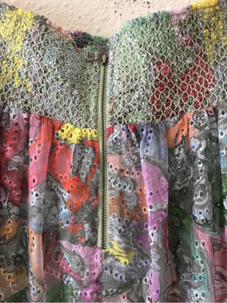 alice + olivia Green multi Size 2 Skirt
