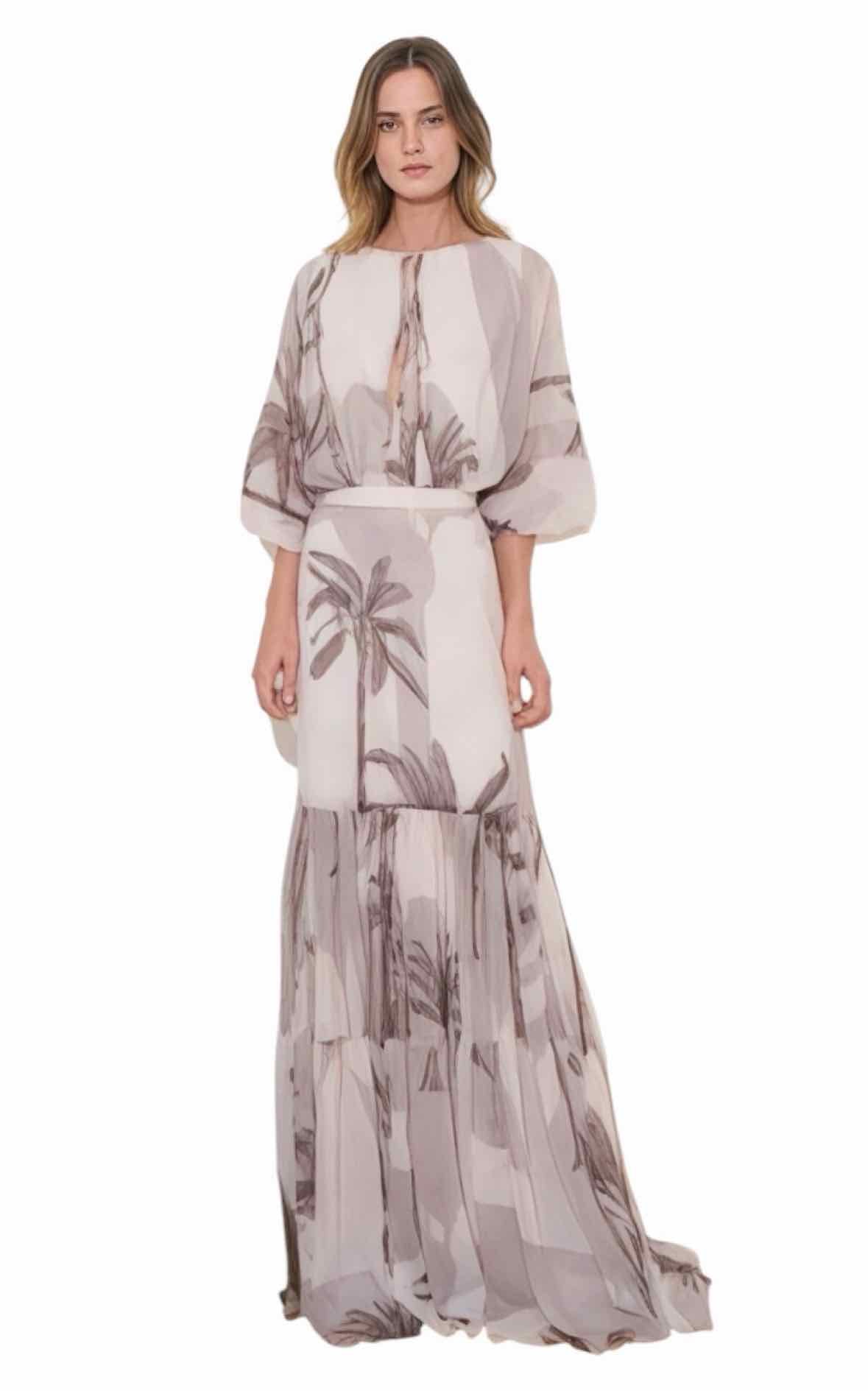 Andres Otalora Beige Size 6 Dress