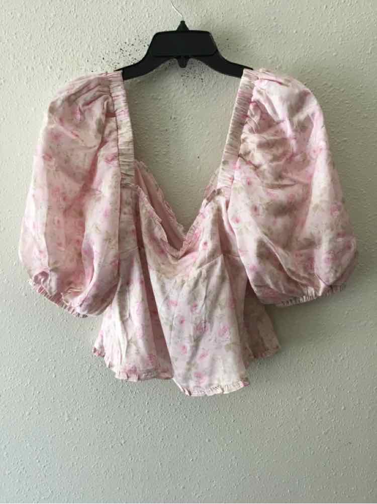 For Love & Lemons Pink Multi Size 1X Shirt